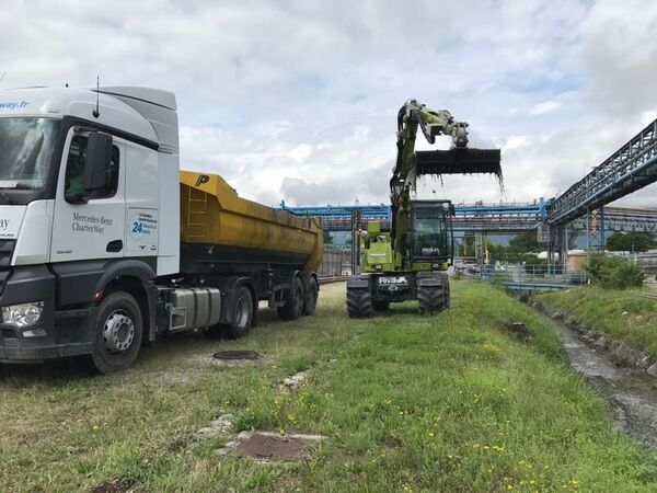 Intervention de fauchage m&eacute;canique sur site