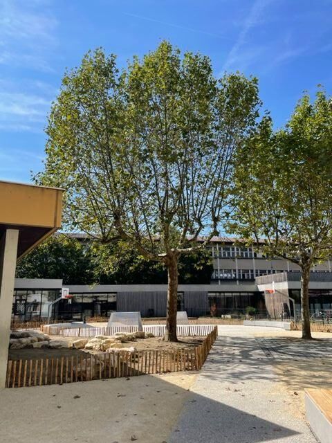 Pose de rev&ecirc;tement drainant pour am&eacute;nagement ext&eacute;rieur