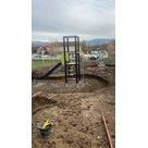 Avancement du chantier pour un espace de jeux publique