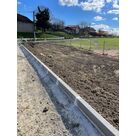 Terrassement de chantier pour pr&eacute;paration de terrain