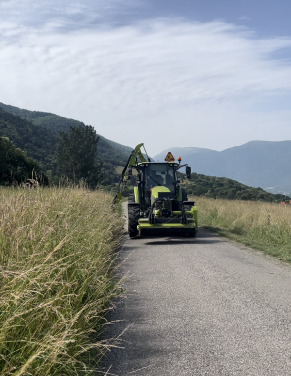 Fauchage bordure de champs