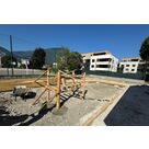 Installation de jeux ext&eacute;rieurs dans l'&eacute;cole