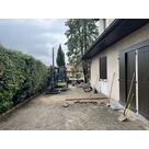 Repose des pav&eacute;s sur gravette