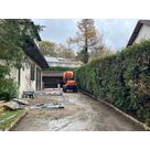 Pr&eacute;paration du fond de forme et repose des pav&eacute;s